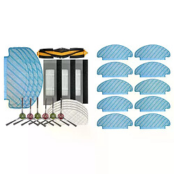 Ensemble de pièces d'aspirateur AD 2: 1 ensemble de tissus de balai à filtre et 1 ensemble de tissus de vadrouille