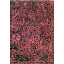 Vidal Tapis de couloir en laine 140x90 rose Vintage Royal