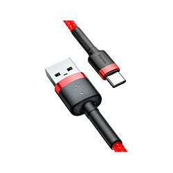 Acheter Baseus Cafule Cable de Datos USB-A a USB-C 2A 2m Rojo