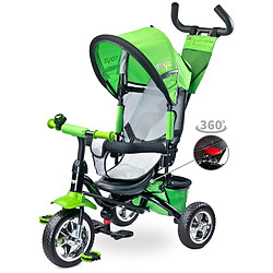 Toyz TIMMY Tricycle évolutif 3 en 1 avec canne directionnelle Vert