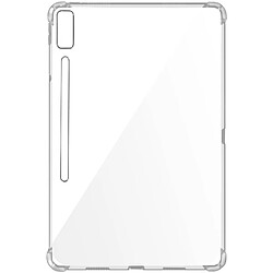 Avizar Coque Bumper pour Lenovo Tab P12 Antichoc Souple Classic Bump Transparent