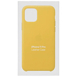 Acheter Apple Coque Leather pour iPhone 11 Pro - Meyer Lemon