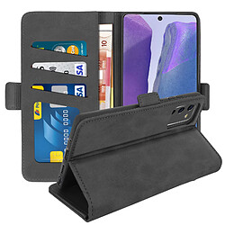 Avizar Housse Samsung Galaxy Note 20 Étui Folio Porte-carte Fonction Support Noir