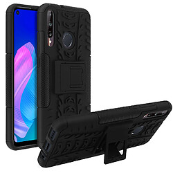 Avizar Coque Huawei P40 Lite E Protection Semi-rigide Antichoc Béquille Support Noir