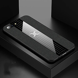 Wewoo Coque Souple Housse de protection en TPU antichoc pour tissu à coudre OPPO R11 XINLI Noir