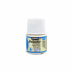 Pebeo Peinture textile Setacolor opaque effet nacré - Or - 45 ml