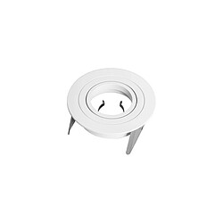 Inspired Downlight 9.5cm Rond 1 x GU10 Max 12W Blanc, Découpe: 80mm, Douille Incluse