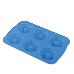 Totalcadeau Moule à muffins en silicone 6 cannelés