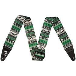 Ugly Xmas Sweater Strap Green Fair Isle Fender