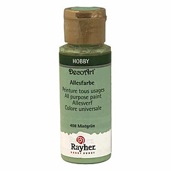 Rayher Peinture acrylique tous usages mat 59 ml - Vert menthe