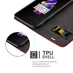 Avis Cadorabo Coque OnePlus 5 Etui en Rouge