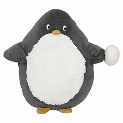 Peluche Enfant Pingouin Nathan 30cm Gris & Blanc