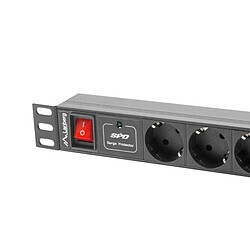 Multiprise 7 Prises avec Interrupteur Lanberg PDU-07F-0200-IEC-BK 2500 W 220-250 V 10 A