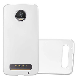 Cadorabo Coque Motorola MOTO Z2 Etui en Argent