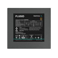 Bloc d’Alimentation DEEPCOOL R-PL650D-FC0B-EU-V2 650 W 80 Plus Bronze