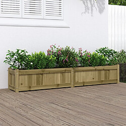 vidaXL Jardinière 180x31x31 cm bois de pin imprégné