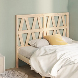 Maison Chic Tête de lit scandinave pour lit adulte,Meuble de chambre 141x4x100 cm Bois massif de pin -MN89351