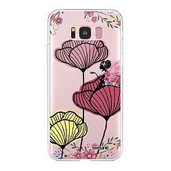 Coque Samsung Galaxy S8 360 intégrale transparente Coquelicot couleur Ecriture Tendance Design Evetane.