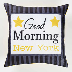 Linge Des Domes CDaffaires housse de coussin 40 x 40 cm polyester imprime morning nyc