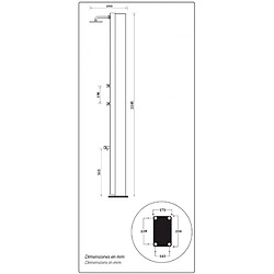 Crm Douche de piscine solaire PULSATE 40L pas cher