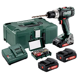 Metabo Pack 2 Batteries 12 Volts + chargeur