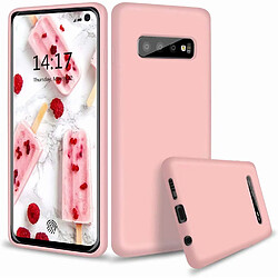 Coque Silicone Pour Samsung S10 Plus Couleur Rose Haute Protection Little Boutik®