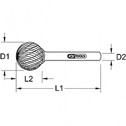 Avis KS TOOLS 515.3281 Fraise HM forme D 3mm 38.5mm