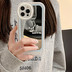 Avis GUPBOO Étui pour iPhone13Pro étui de téléphone miroir simple smiley pour femme anti-chute