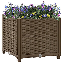 Maison Chic Jardinière,Lit surélevé - Bac à fleurs - pot de fleur 40x40x38 cm Polypropylène -GKD58081