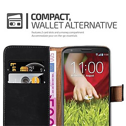 Acheter Cadorabo Coque LG G2 Etui en Noir