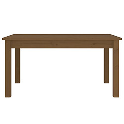 Avis ComfortXL Table Basse Marron Miel 80x50x40 Cm Bois Massif De Pin