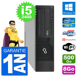 PC Fujitsu Esprimo E910 DT Intel i5-2400 RAM 8Go Disque 500Go Windows 10 Wifi - Occasion