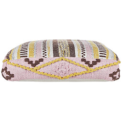 Acheter Beliani Coussin de sol MAPLE Coton 60 cm 60 cm Multicolore