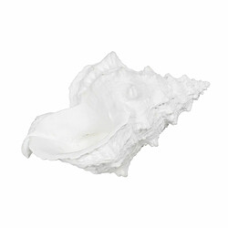 BigBuy Home Figurine Décorative Blanc Conque 21 x 14 x 12 cm