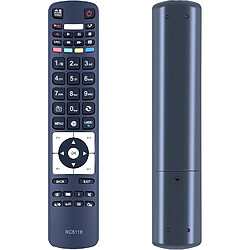 SANAG New Rc5118 30090680 Telecommande De Rechange Pour Hitachi Akai Telefunken Teac Tv Telecommande Le40A318Fhd Le65A518Uhd 32Hbc01 Telecommande Tv Universelle