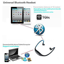 Acheter Universal Daono S9 Bluetooth 4.0 Headset Sport Wireless Headphones Music Earphones stéréo + Micro SD Card Slot pour iPhone Huawei Xiaomi