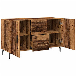 Acheter vidaXL Buffet vieux bois 100x36x60 cm bois d'ingénierie