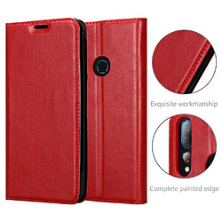 Cadorabo Coque HTC Desire 19 PLUS Etui en Rouge pas cher