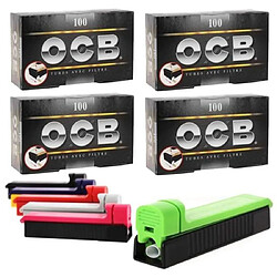 Pack Tubeuse Colour Design avec 4 boites de tubes OCB