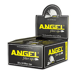 Box de 50 carnets de filtres à cigarette carton Angel perforés