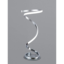 Inspired Lampe de table Helix 52cm, LED 20W, 3000K, 1600lm, Chrome poli, 3 ans de garantie