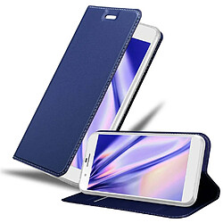 Cadorabo Coque Honor 6 PLUS Etui en Bleu