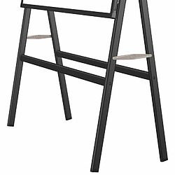 IVOL Tableau blanc sur support - Magnétique - 150x120 cm - Noir pas cher