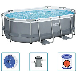 Bestway Piscine hors sol Power Steel Ovale 305x200x84 cm