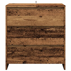 Avis vidaXL Buffet vieux bois 70x41x75 cm bois d'ingénierie