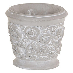 BigBuy Garden Cache-pot Gris Ciment 13 x 13 x 12 cm