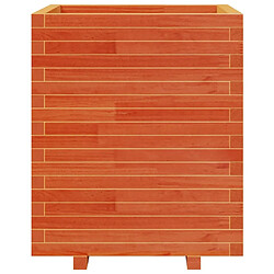 Acheter vidaXL Jardinière cire marron 60x60x72,5 cm bois de pin massif