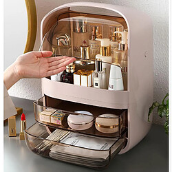 Acheter Universal Organisateur de maquillage de grande capacité Boîte de rangement de maquillage de salle de bains imperméable à la poussière Tiroir de rangement de beauté de bureau