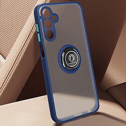 Avis Avizar Coque pour Samsung Galaxy A15 5G Bague Métallique Fonction Support Bleu Nuit