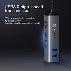 Universal Hub USB à 5 ports Adaptateur de type 3.0 C à multidistributeurs USB Dispositifs portables Apple